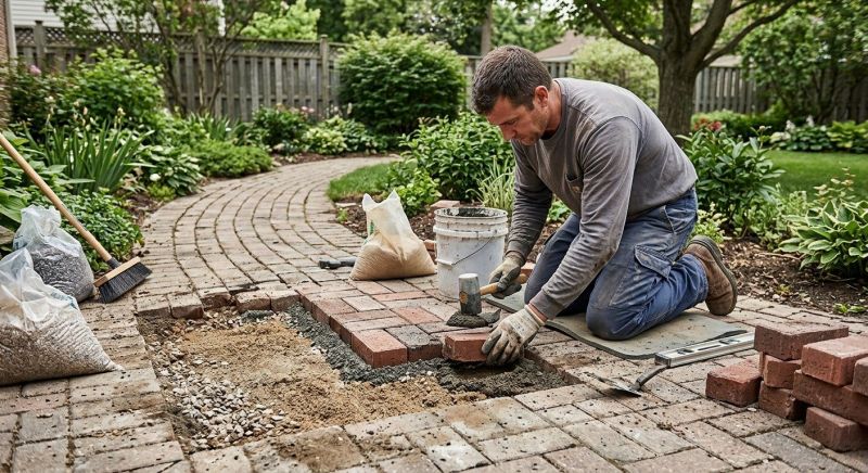 Brick Driveway Repair