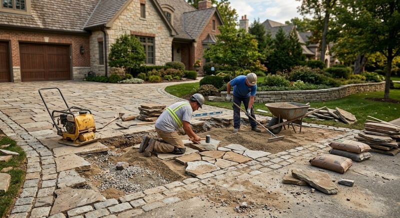 Stone Driveway Repair