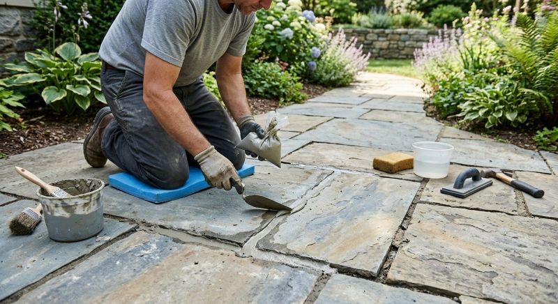 Stone Walkway Repair