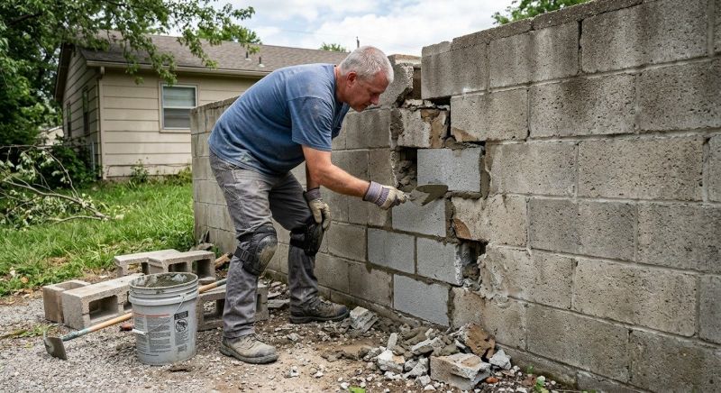Block Wall Repair in Palm Beach County, FL