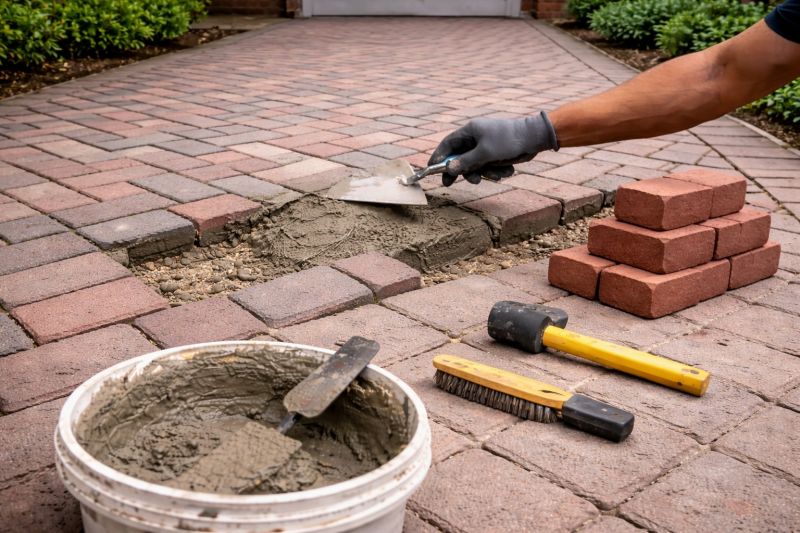 Brick Driveway Repair in West Palm Beach, FL