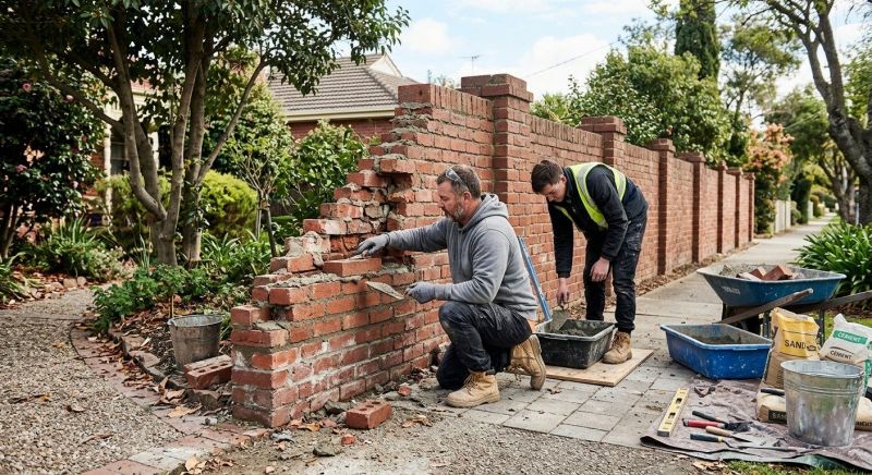 Brick Fence Repair in West Palm Beach, FL