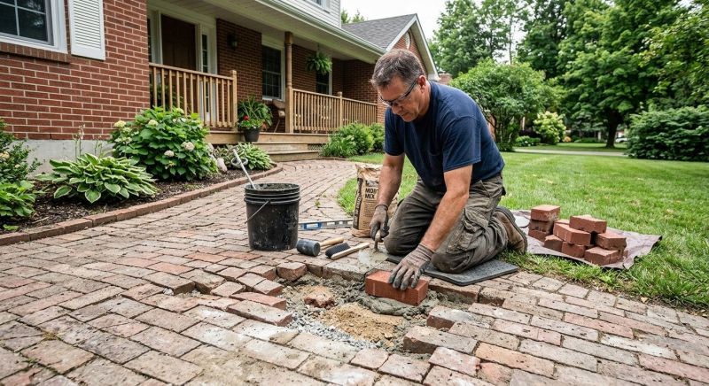Brick Flatwork Repair in Jupiter, FL