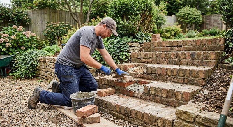 Brick Stairs Repair in Lake Worth, FL
