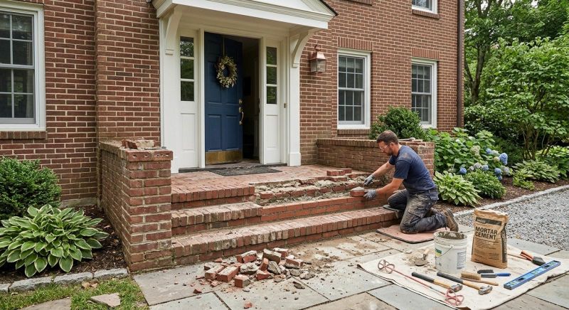 Brick Steps Repair in West Palm Beach, FL