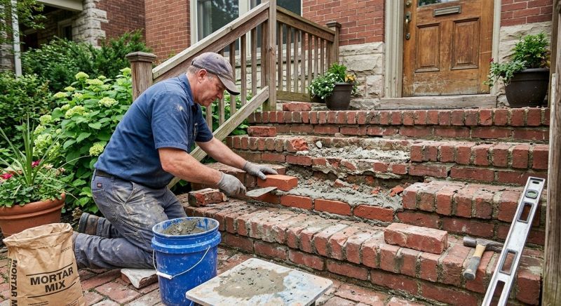 Brick Steps Repair in West Palm Beach, FL