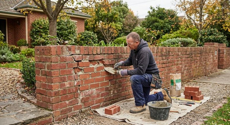 Brick Wall Repair in Palm Beach Gardens, FL