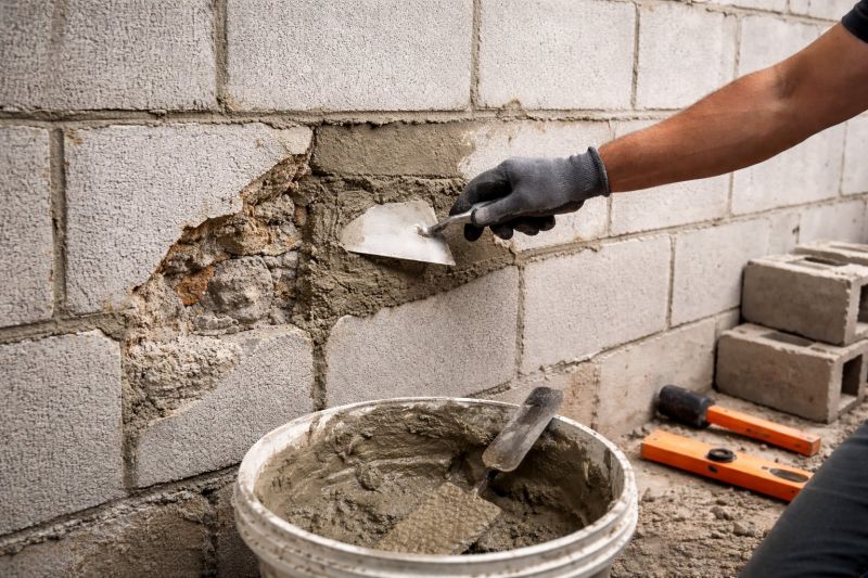 Cinder Block Wall Repair in Jupiter, FL