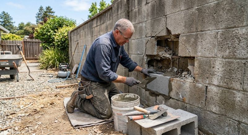 Concrete Block Repair in Loxahatchee, FL