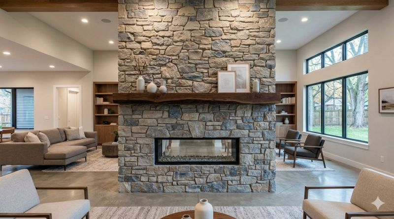 Stone Chimney Installation in Delray Beach, FL