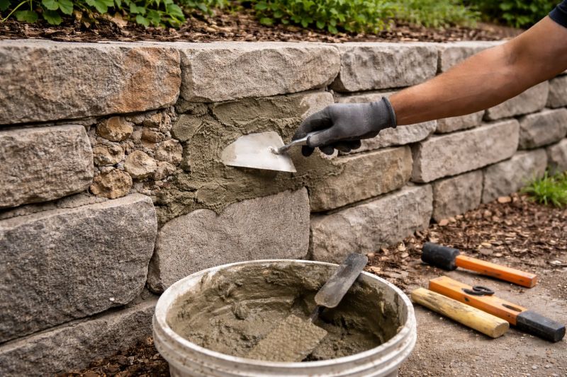 Stone Wall Repair in Lake Worth, FL
