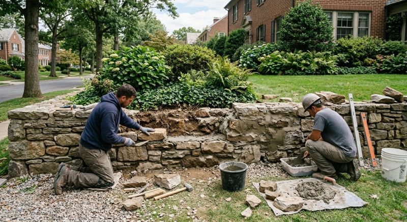 Stone Wall Repair in West Palm Beach, FL